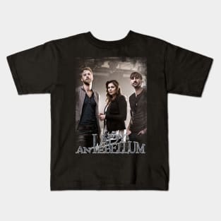 From Nashville with Love Antebellum's Musical Affection on Fabric Kids T-Shirt